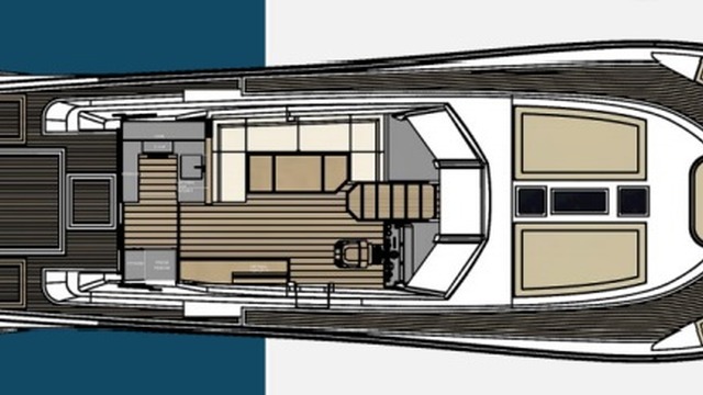 Monachus 70 Fly: Main deck